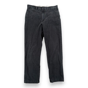 LL Bean Pants Mens 32x32 Gray Corduroy Cotton Classic Fit Heritage Outdoor